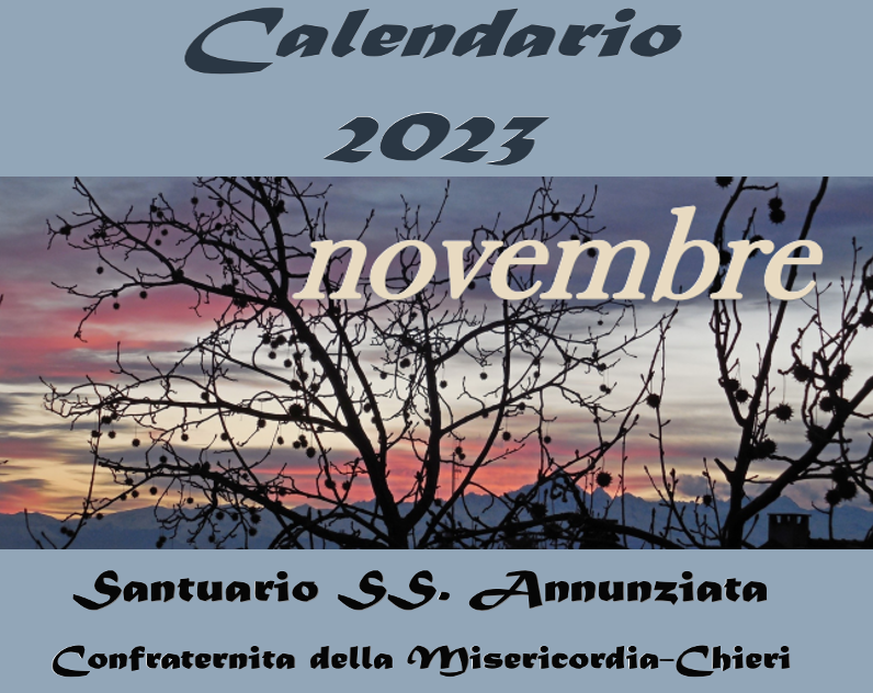 Confraternita chieri Novembre